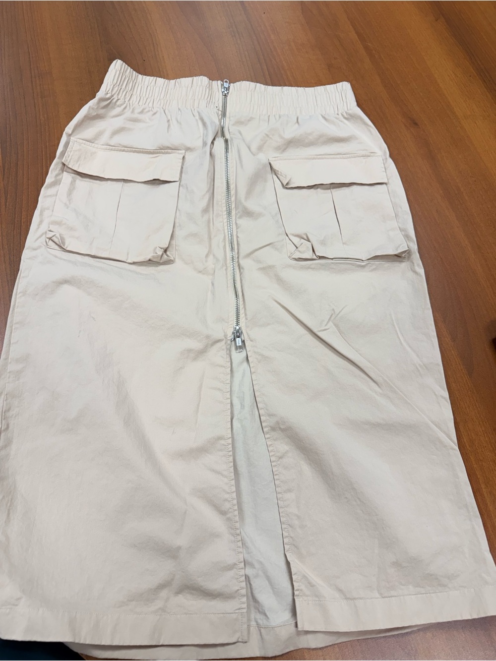 Abercrombie & Fitch Neutral Beige Pull-On Skirt